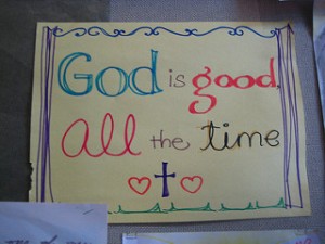 "God is good, All the time" David Woo